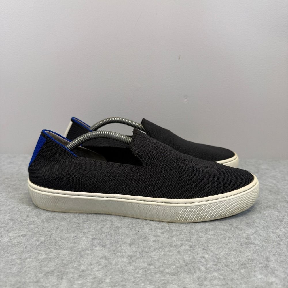 Rothys Womens Shoes Size 7.5 Black Slip On Ballet Flats Comfort Casual Sneakers - Picture 4 of 10